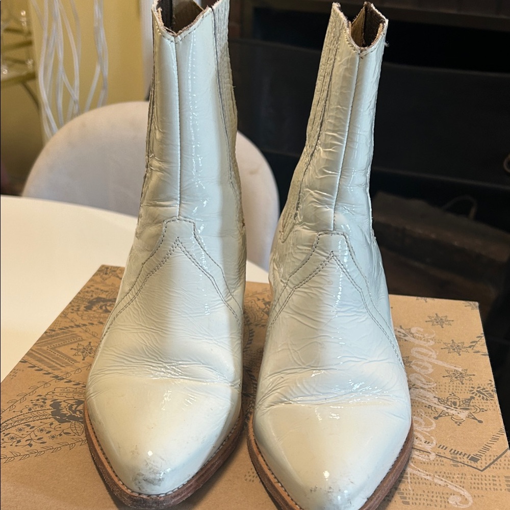 FP Movement by Free People Cream Ankle Boots